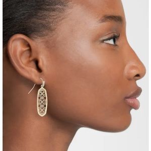 Kendra Scott Brenna Drop Earrings - two tone